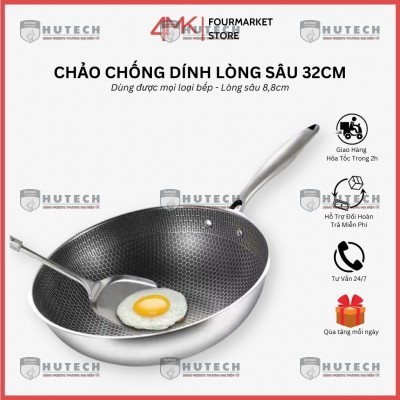 Chảo chống dính lồng sâu 32cm